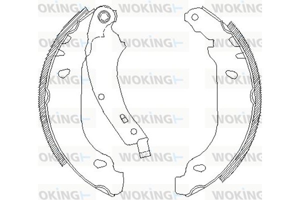 Woking Σετ Σιαγόνων Φρένων - Z4074.00