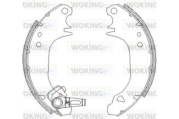 Woking Σετ Σιαγόνων Φρένων - Z4075.00