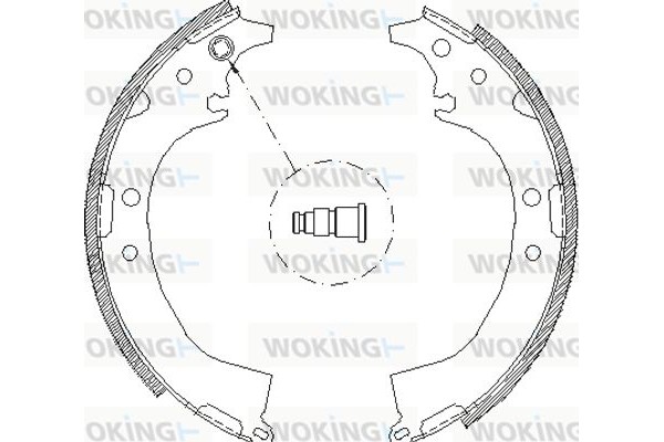 Woking Σετ Σιαγόνων Φρένων - Z4085.00