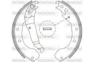 Woking Σετ Σιαγόνων Φρένων - Z4090.00