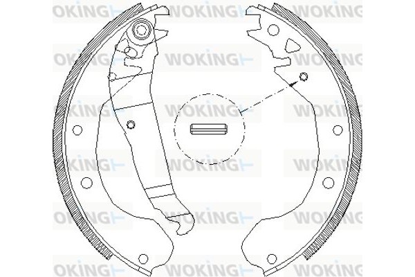 Woking Σετ Σιαγόνων Φρένων - Z4090.00