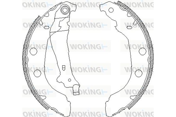 Woking Σετ Σιαγόνων Φρένων - Z4092.00