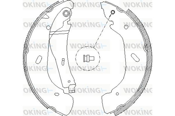 Woking Σετ Σιαγόνων Φρένων - Z4108.00