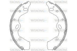 Woking Σετ Σιαγόνων Φρένων - Z4110.00