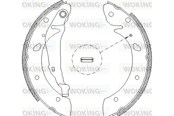 Woking Σετ Σιαγόνων Φρένων - Z4113.00