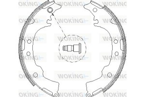 Woking Σετ Σιαγόνων Φρένων - Z4115.00