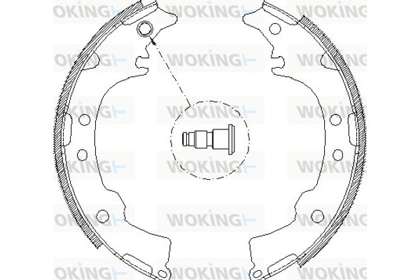 Woking Σετ Σιαγόνων Φρένων - Z4115.00