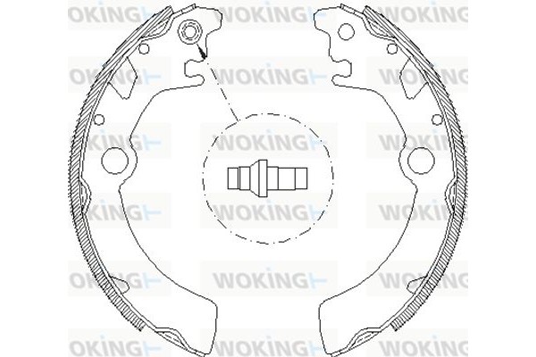 Woking Σετ Σιαγόνων Φρένων - Z4116.00