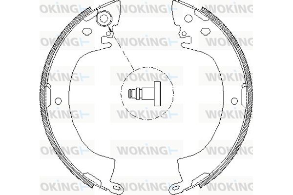 Woking Σετ Σιαγόνων Φρένων - Z4122.00