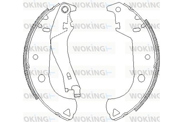 Woking Σετ Σιαγόνων Φρένων - Z4125.01