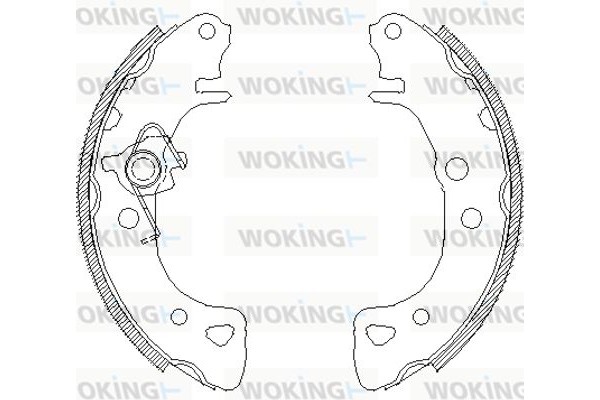 Woking Σετ Σιαγόνων Φρένων - Z4126.00