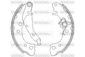 Woking Σετ Σιαγόνων Φρένων - Z4126.01