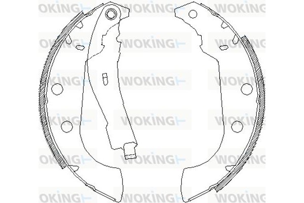 Woking Σετ Σιαγόνων Φρένων - Z4135.01