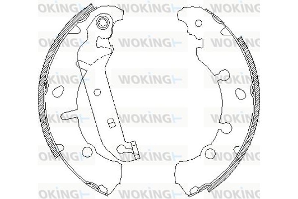 Woking Σετ Σιαγόνων Φρένων - Z4137.00