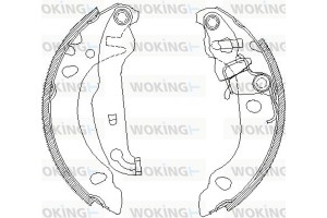 Woking Σετ Σιαγόνων Φρένων - Z4138.00