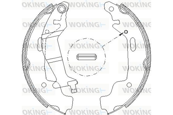 Woking Σετ Σιαγόνων Φρένων - Z4145.00