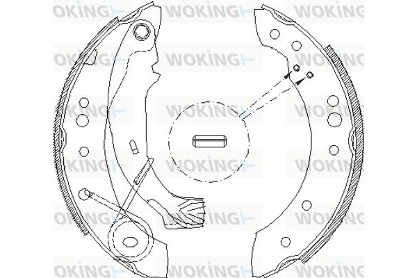 Woking Σετ Σιαγόνων Φρένων - Z4149.00