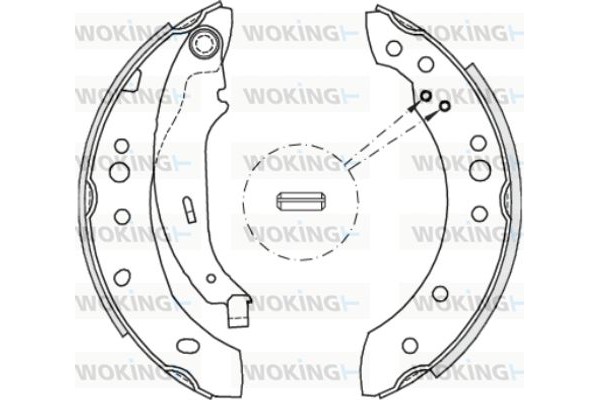 Woking Σετ Σιαγόνων Φρένων - Z4149.02