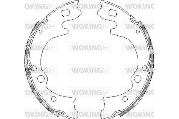 Woking Σετ Σιαγόνων Φρένων - Z4150.00