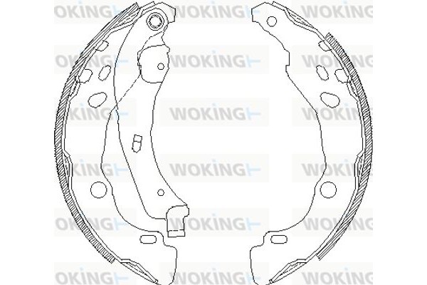 Woking Σετ Σιαγόνων Φρένων - Z4152.00