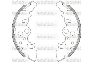 Woking Σετ Σιαγόνων Φρένων - Z4159.00