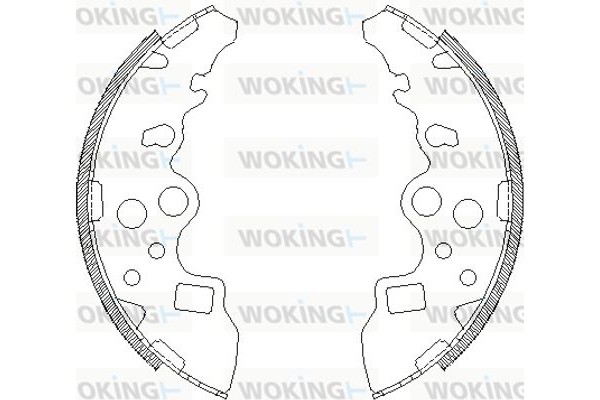 Woking Σετ Σιαγόνων Φρένων - Z4159.00