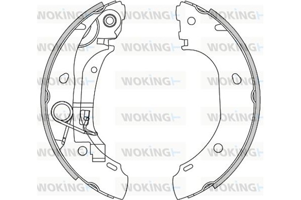 Woking Σετ Σιαγόνων Φρένων - Z4163.00