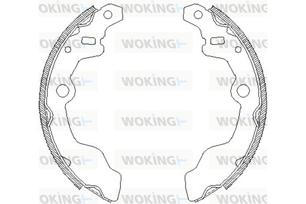 Woking Σετ Σιαγόνων Φρένων - Z4164.00