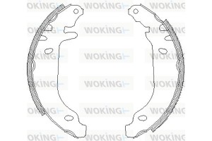 Woking Σετ Σιαγόνων Φρένων - Z4169.00