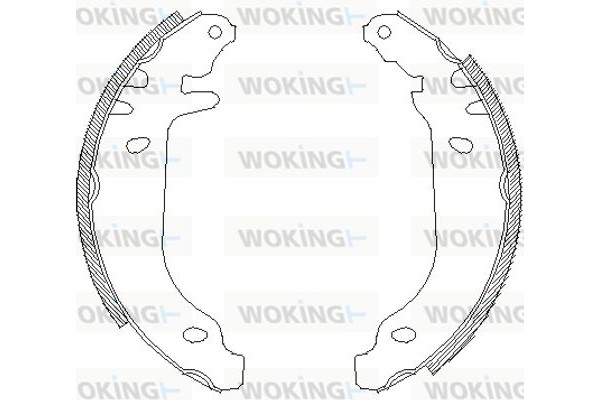 Woking Σετ Σιαγόνων Φρένων - Z4169.00