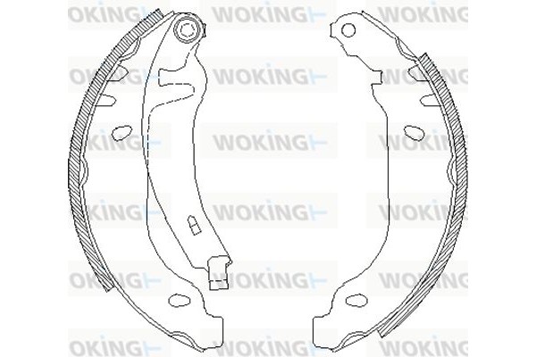 Woking Σετ Σιαγόνων Φρένων - Z4169.02