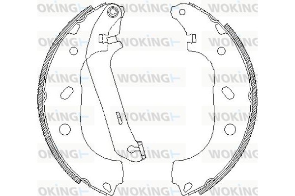 Woking Σετ Σιαγόνων Φρένων - Z4170.00