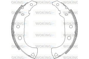 Woking Σετ Σιαγόνων Φρένων - Z4176.00