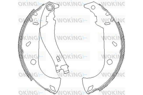 Woking Σετ Σιαγόνων Φρένων - Z4180.01