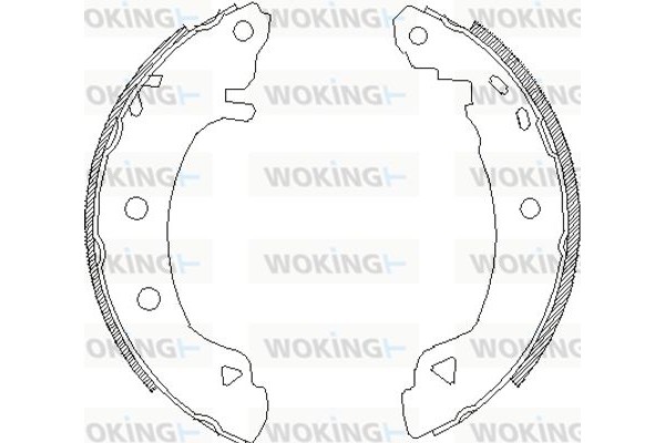 Woking Σετ Σιαγόνων Φρένων - Z4182.04