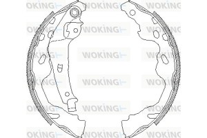 Woking Σετ Σιαγόνων Φρένων - Z4187.00