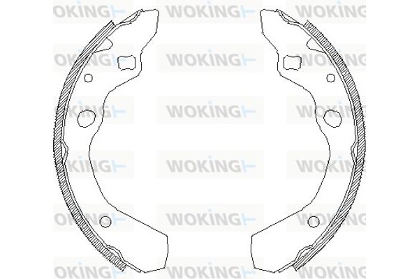 Woking Σετ Σιαγόνων Φρένων - Z4190.00