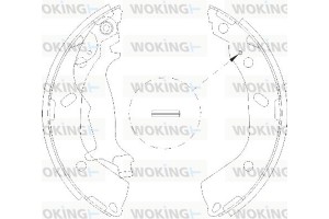 Woking Σετ Σιαγόνων Φρένων - Z4193.00