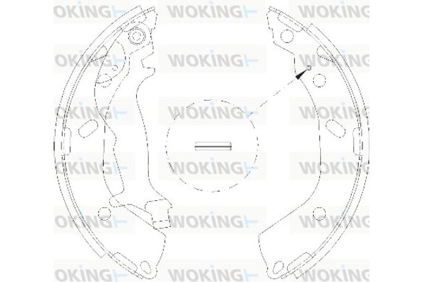 Woking Σετ Σιαγόνων Φρένων - Z4193.00