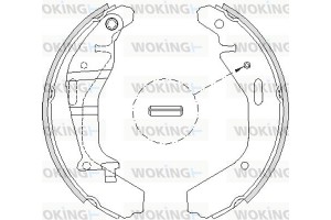 Woking Σετ Σιαγόνων Φρένων - Z4202.00