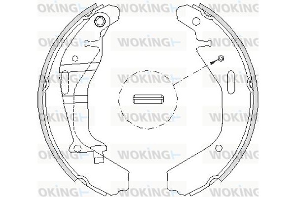 Woking Σετ Σιαγόνων Φρένων - Z4202.00