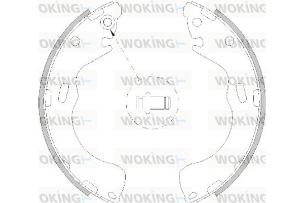 Woking Σετ Σιαγόνων Φρένων - Z4210.00