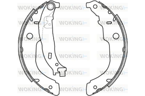 Woking Σετ Σιαγόνων Φρένων - Z4212.00