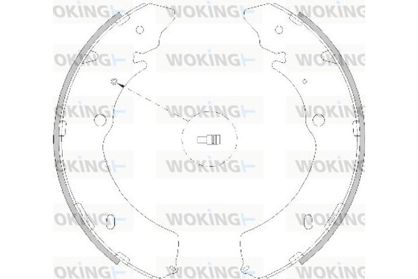 Woking Σετ Σιαγόνων Φρένων - Z4216.00