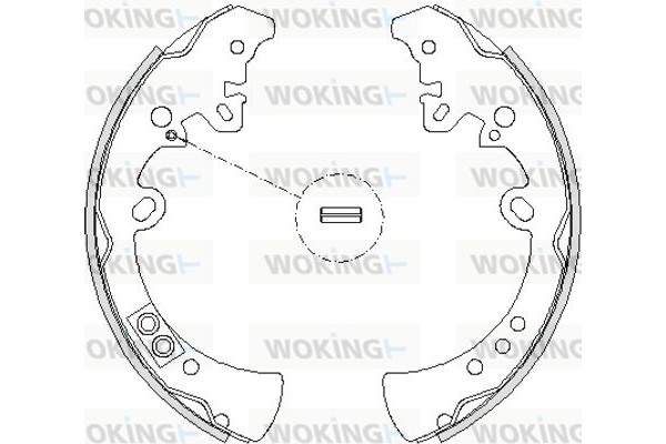 Woking Σετ Σιαγόνων Φρένων - Z4218.00