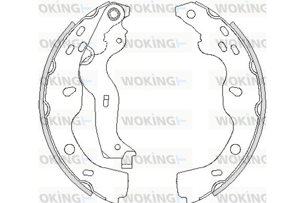 Woking Σετ Σιαγόνων Φρένων - Z4227.00