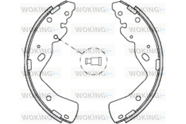 Woking Σετ Σιαγόνων Φρένων - Z4232.00