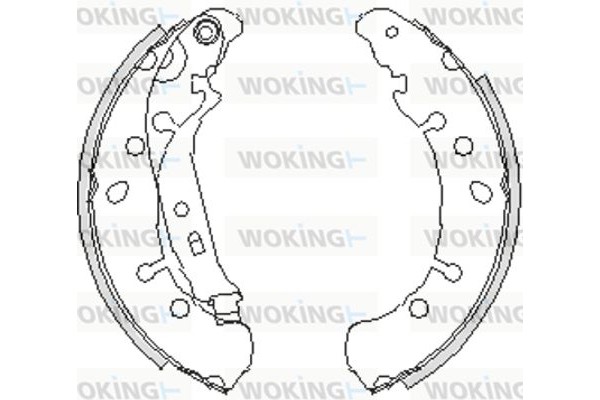 Woking Σετ Σιαγόνων Φρένων - Z4238.00