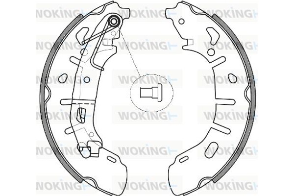 Woking Σετ Σιαγόνων Φρένων - Z4263.00