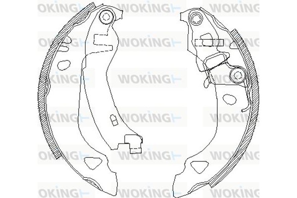 Woking Σετ Σιαγόνων Φρένων - Z4302.00